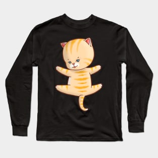 I Just Really Love To Hug My Cat Cute Kawaii Novelty Long Sleeve T-Shirt